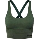 ヒュンメル Hummel 【 Seamless Clear Medium Support Support Bra Womens Women Green 】 レディース スポーツ アウトドア スポーツウェア アクセサリー スポーツ用インナー レディースインナー スポーツブラ