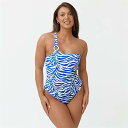 Be You 【 One Shoulder Swimsuit Women Blue 】 水着 レディースファッション 水着 レディース 青色 ブルー