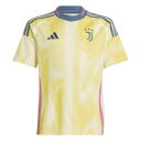 アディダス Adidas 【 Juventus Away Shirt 2024 2025 Juniors Kids Yellow 】 スポーツ アウトドア サッカー フットサル キッズ ジュニア用ウェア シャツ ジュニア キッズ yellow 黄色・イエロー(4)