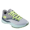 スケッチャーズ Skechers 【 Goodyear Basketball Trainers Mens Men Charcoal/Green 】 バスケットボ...