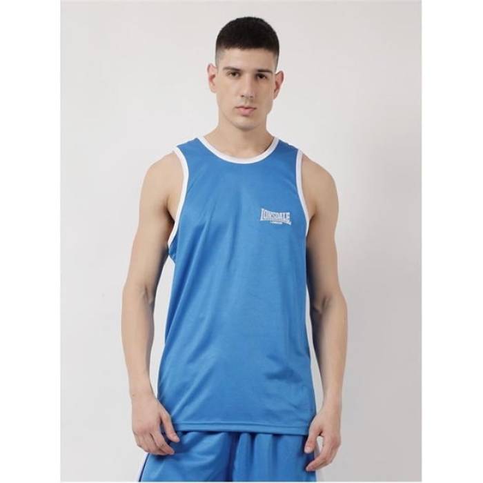 Lonsdale 【 Boxing Vest Men Blue/White 】 ベスト スポーツ アウトドア 格闘技 武術 ボクシング その他 メンズ 青色 ブ...