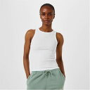 ジャック ウィルス Jack Wills 【 Racerback Vest Women Vintage White 】 ベスト レディースファッション トップス...