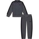 アンダーアーマー Under Armour 【 Armour Knit Track Suit Set Baby Boys Kids Grey/Black 】 ニ...