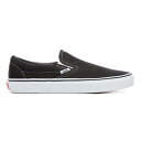 ヴァンズ Vans 【 Classic Slip-On Shoes Men Black/White 】 クラシック slip-on スリッポン シューズ 運動靴...