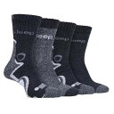 Jeep 【 4 Pack Performance Boot Socks Mens Men Charcoal Print 】 パフォーマンス ブーツ ソックス・...