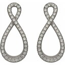 Unique And Co 【 Unique & Co Sterling, Rhodium, Cz Earrings Women Silver 】 イヤリング ...