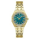 ゲス Guess 【 Desire Watch Unisex Gold/Green 】 Watch ウォッチ・時計 腕時計 男女兼用腕時計 ユニセックス ゴール...