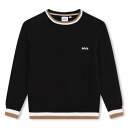ボス Boss 【 Stripe Sweatshirt Juniors Kids 】 Stripe ストライプ スウェット トレーナー キッズ ベビー マタニテ...