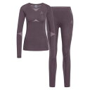 Odlo 【 Performance Baselayer Set Ladies Women 】 パフォーマンス スポーツ アウトドア ウインタースポーツ スキー...