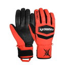 Reusch 【 World Cup Gloves Men Black/Fluo Red 】 手袋 スポーツ アウトドア ウインタースポーツ スキー スノーボー...