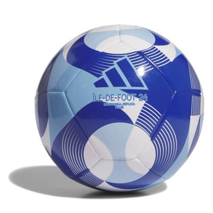 アディダス Adidas 【 Ile-De-Foot 2024 Club Ball Unisex White/Clear Sky 】 クラブ スポーツ アウトドア サッカー フットサル サッカー ボール ユニセックス 白色 ホワイト スカイ