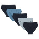 Giorgio 【 5Pk Slip Brf Sn Men Blue 】 インナー 下着 ナイトウェア メンズ インナー 下着 ボクサーパンツ メンズ 青色 ブルー