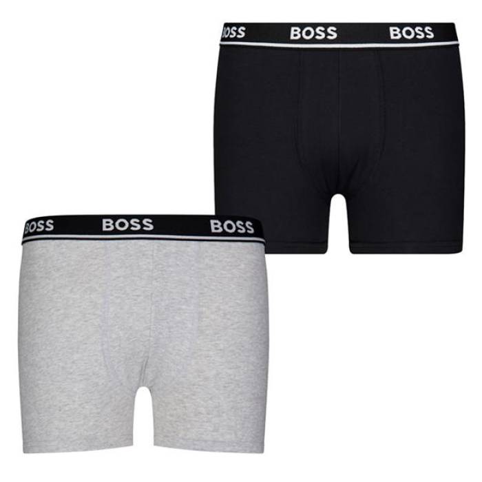 ܥ Boss  2-Pack Logo Boxer Juniors Kids Grey A32  2  å ٥ӡ ޥ...