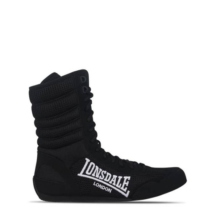 Lonsdale 【 Contender Boxing Boots Men Black/White 】 ブーツ スポーツ アウトドア 格闘技 武術 ボクシング ...