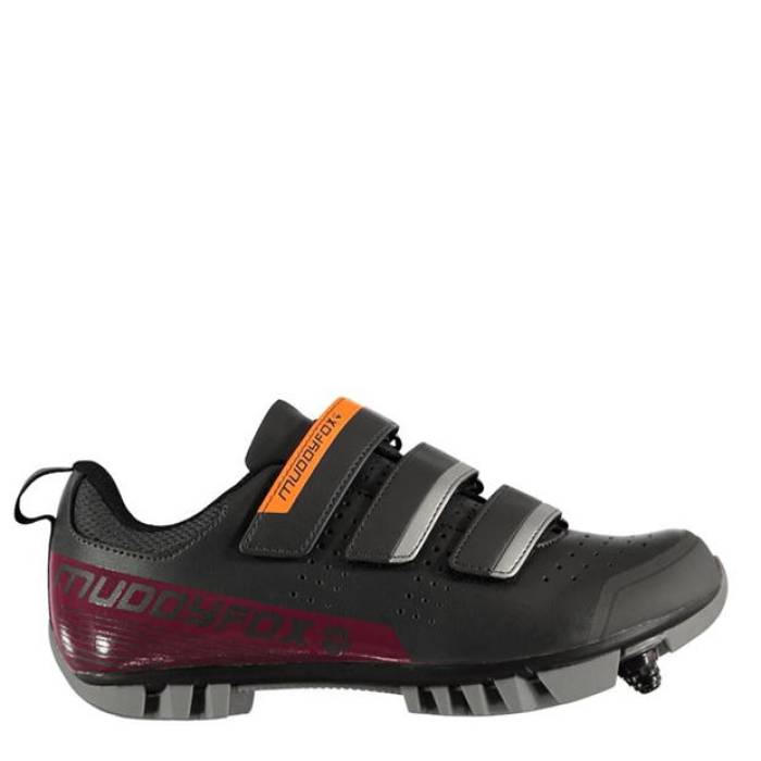 Muddyfox  Mtb100 Ladies Cycling Shoes Women Grey/Berry  塼 ư ݡ...