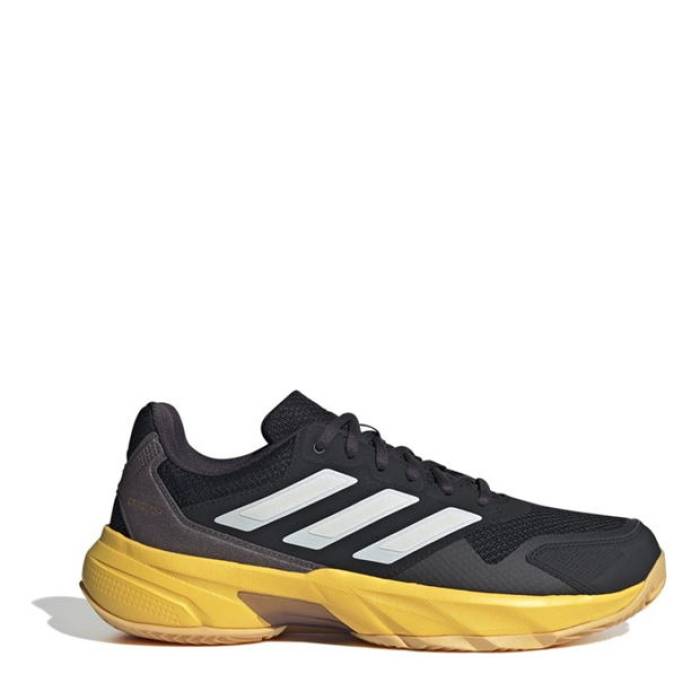 アディダス Adidas 【 Courtjam Control 3 Clay Tennis Shoes Men Blk/Metal/Spark 】 テニス シューズ 運動靴 スポーツ アウトドア テニス シューズ メンズシューズ メンズ メタル
