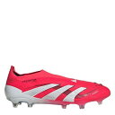 アディダス Adidas 【 Predator Elite Laceless Firm Ground Football Boots Men Red/White ...