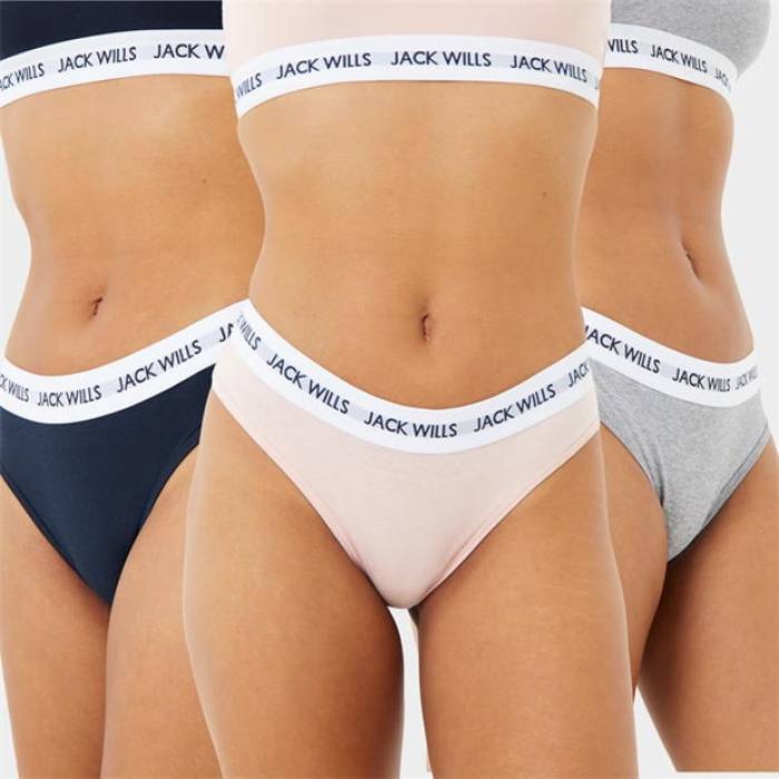 å 륹 Jack Wills  Wilden Multipack Boy Pants 3 Pack Women Pink/Na...