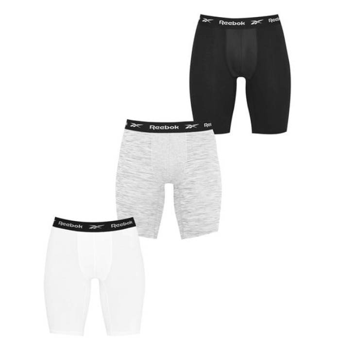 ꡼ܥå Reebok  3 Pack Boxer Shorts Men Blk/Wht/Gry  硼 ʡ  ʥȥ...