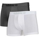 アディダス Adidas Originals 【 Originals Comfort Flex Eco-Soft Boxers (2-Pack) Men Assorted 】 オリジナルス インナー 下着 ナイトウェア メンズ インナー 下着 ボクサーパンツ メンズ