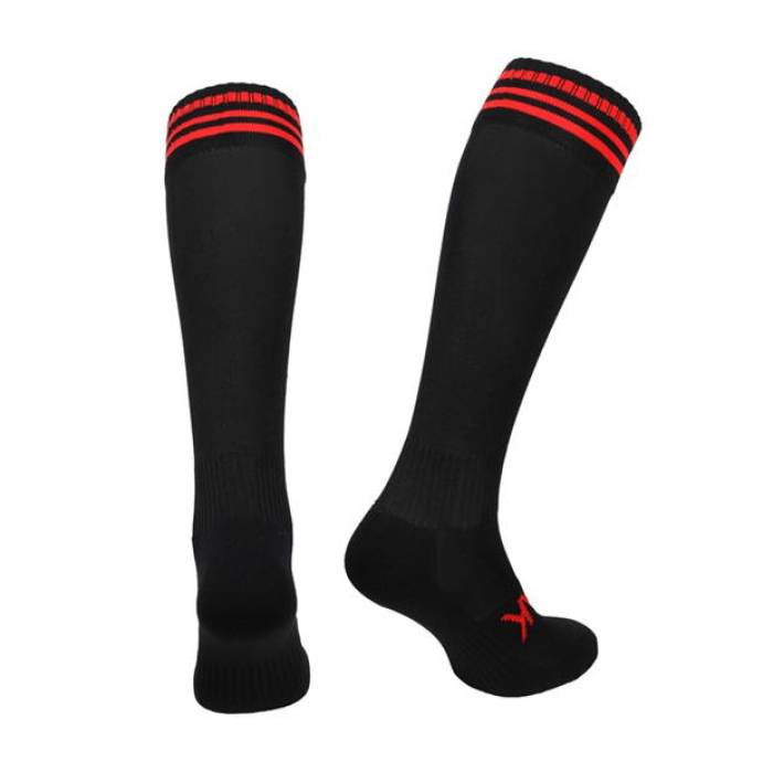 楽天スニケスAtak Sports 【 Bars Socks Senior Men Black/Red 】 ソックス・靴下 シニア スポーツ アウトドア その他 メンズ 黒色 ブラック Red 赤・レッド