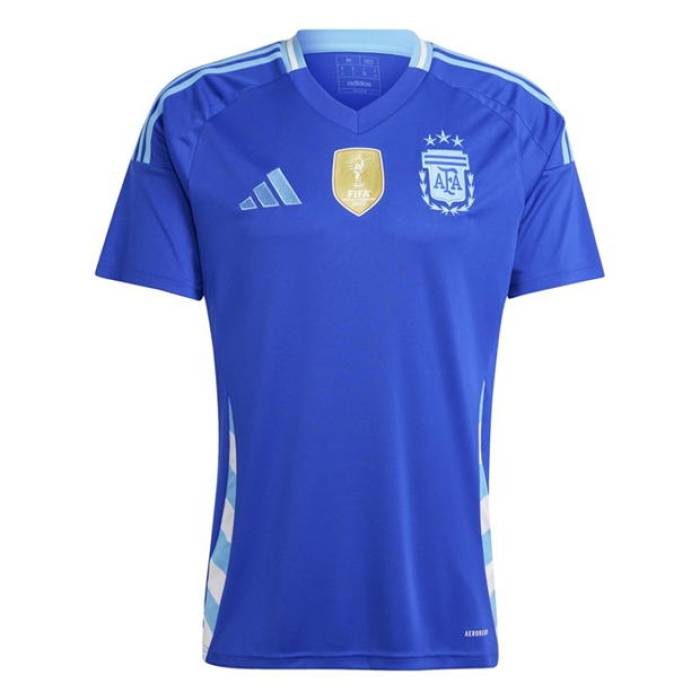 アディダス Adidas 【 Argentina Away Shirt 2024 Adults Men Lucid Blue 】 アルゼンチン スポーツ アウト...