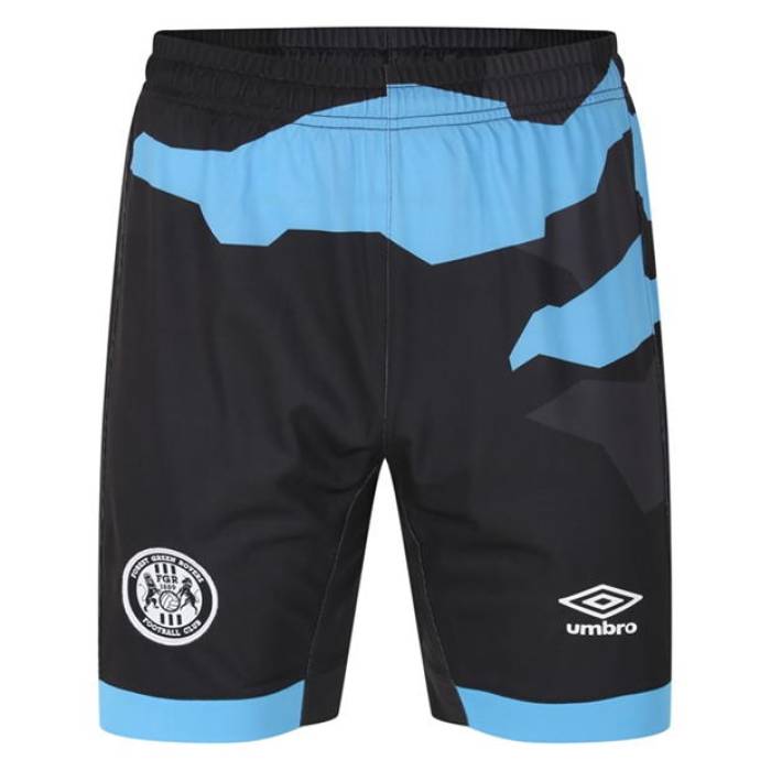 アンブロ Umbro 【 Forest Green Rovers Away Shorts 2023 2024 Juniors Men Black/Blue 】 ...