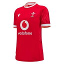 Macron 【 Welsh Rugby Union Home Shirt 2024 Womens Women Red/White 】 ラグビー Union ユ...