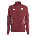 アディダス Adidas 【 Bayern Anthem Jacket 2023 2024 Adults Men Shadow Red/Quie 】 Jacke...