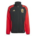 アディダス Adidas 【 Belgium Pre-Match Jacket 2024 Adults Men Black/Scarlet 】 Jacket ジ...