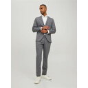 Jack And Jones 【 Suit Sn99 Men Lt Grey Melange 】 スーツ メンズファッション その他 メンズ 灰色 グレー