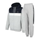 Slazenger 【 Zip Tracksuit Mens Men Grey Marl/Navy 】 メンズ メンズファッション その他 メンズ 灰色 グレー...