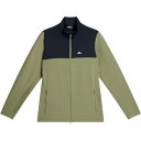 J Lindeberg Golf 【 Bank 1/4Zip Sn99 Men Oil Green 】 スポーツ アウトドア フィットネス トレーニング ウェア...