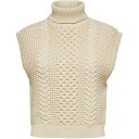 Selected Femme 【 Birth Cable Knit Vest Women Sandshell 】 ニット ベスト レディースファッション トップ...