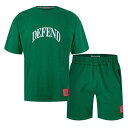 Dfnd London 【 Summer Core T-Shirt & Shorts Set Mens Men Green 】 Summer サマー コア Tシ...