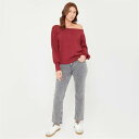 Be You 【 The Shoulder Jumper Women Red 】 レディースファッション トップス その他 レディース Red 赤・レッド