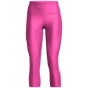 アンダーアーマー Under Armour 【 Armour Hg Armour Hi Capris Women Astro Pink/Blk 】 カプリス ス...