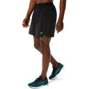 アシックス Asics 【 2-In-1 Shorts Womens Women Black/Grey 】 ショーツ レディース スポーツ アウトドア ランニン...