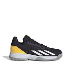 アディダス Adidas 【 Courtflash Tennis Shoes Juniors Kids Aurora Black/Ft 】 テニス シューズ 運動靴 スポーツ アウトドア テニス シューズ キッズ ジュニア用シューズ ジュニア キッズ 黒色 ブラック