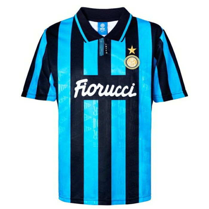 Score Draw  Internazionale Home Shirt 1992 Adults Men Blue/Black  ݡ ȥɥ ...