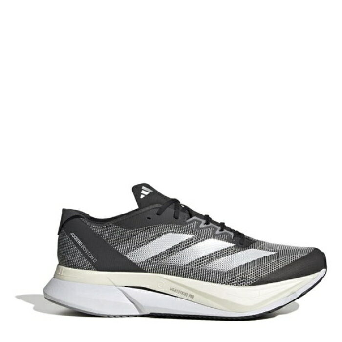 アディダス Adidas 【 Adizero Boston 12 Mens Running Shoes Men Black/White 】 アディゼロ ボストン メンズ シューズ 運動靴 スポーツ アウトドア ランニング マラソン シューズ メンズシューズ メンズ 黒色