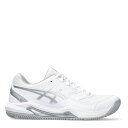 アシックス Asics 【 Dedicate 8 Cl Ld41 Women White/Silver 】 スポーツ アウトドア テニス シューズ レディースシ...