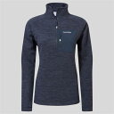 Craghoppers 【 Crag Trina Half Zip Ld99 Women Blue Navy 】 ハーフ スポーツ アウトドア アウトドア ウェ...