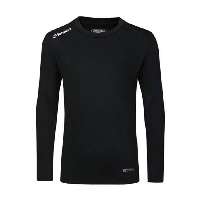 Sondico  Long Sleeved Core Base Layer Junior Kids Black   ݡ ...