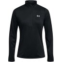 アンダーアーマー Under Armour 【 Armour Tech Half Zip Top Womens Women Black 】 テック ハーフ レデ...