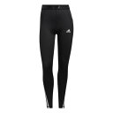 アディダス Adidas 【 Alphaskin 3-Stripes Leggings Womens Women Black/White 】 レギンス・タイツ ...