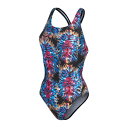 スピード Speedo 【 Club Training Allover Digital Proback Swimsuit Womens Women Black/...