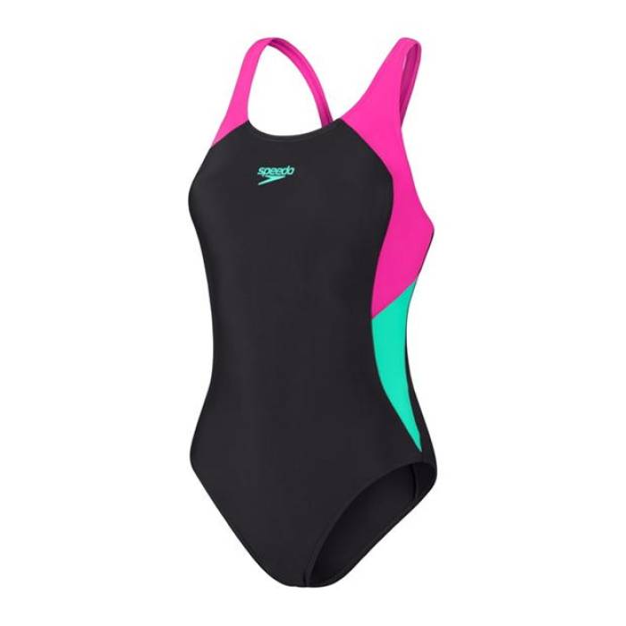 スピード Speedo 【 Cbk Sp Mk 1Pc Ld99 Women Black/Purple 】 スポーツ アウトドア 水泳 競技水着 レディース競技水着 レディース 黒色 ブラック Purple 紫・パープル