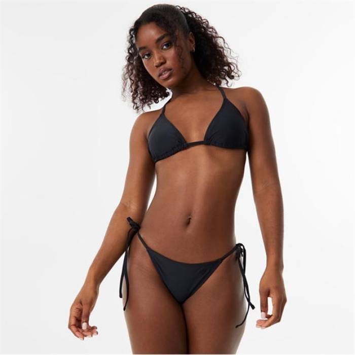ジャック ウィルス Jack Wills 【 Triangle Bikini Top Women Black 】 レディースファッション 水着 レディース 黒色 ブラック
