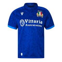 Macron 【 Italia Rugby Home Shirt 2024 Adults Men 】 ラグビー スポーツ アウトドア ラグビー ウェア シャツ ...
